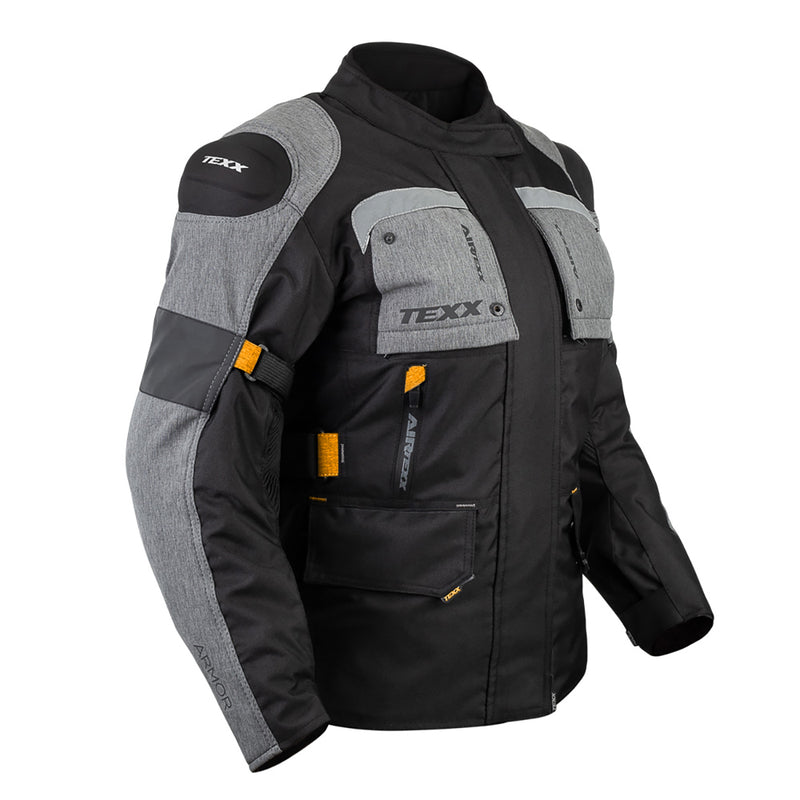 Jaqueta Texx Armor Ld Fem Pret Cinz