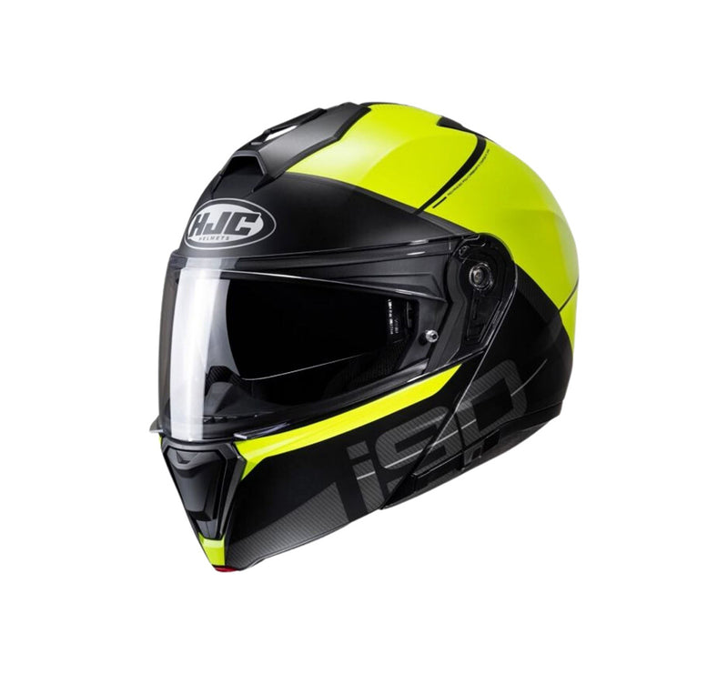 Capacete Hjc I90 May Preto E Verde