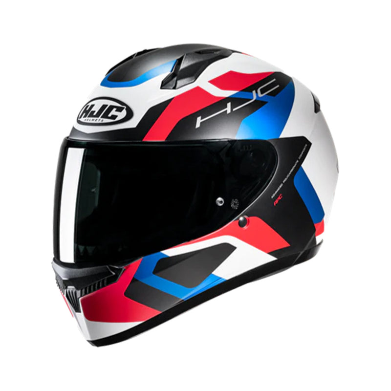 Capacete Hjc C10 Tins Branc Verm Pret Azu 55