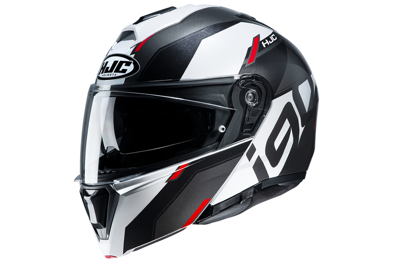 Capacete Hjc I90 Syrex Preto E Cinza 55