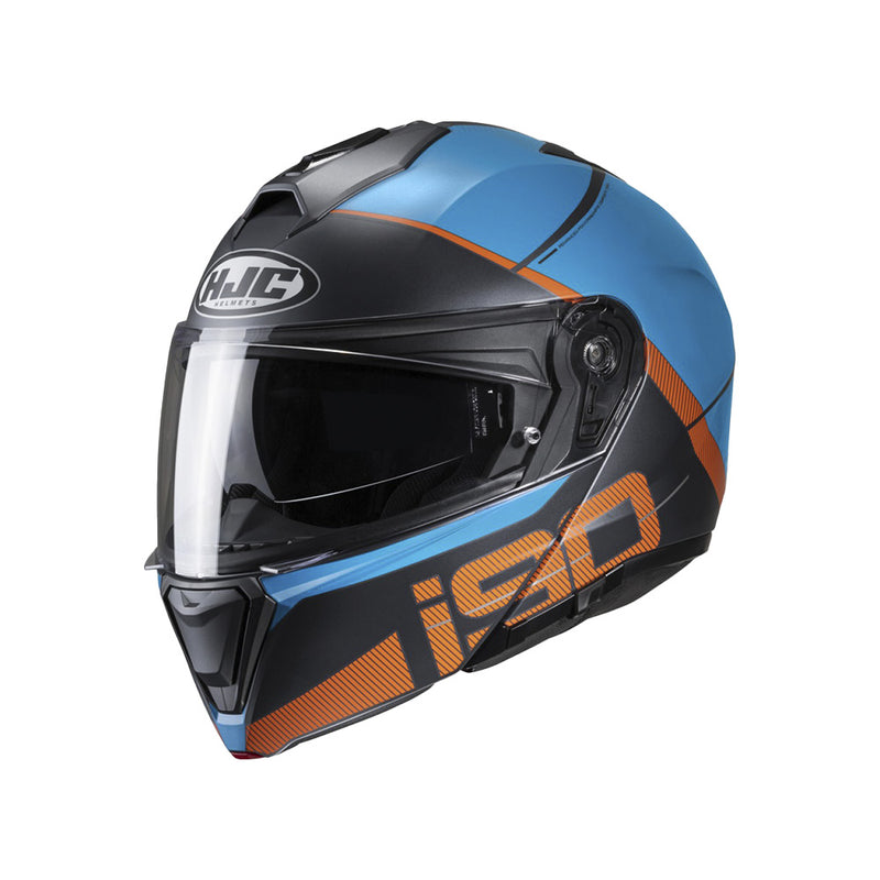 Capacete Hjc I90 May Azul E Laranja
