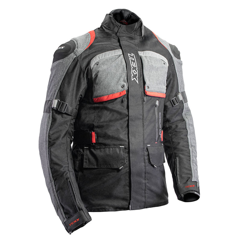 Jaqueta Texx Armor Airbag V2 Pret Cinz Verm Masc