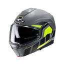 Capacete Hjc I100 180 Beis Cinza Preto E Verde